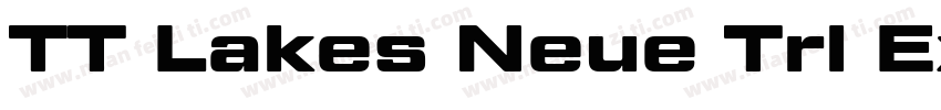 TT Lakes Neue Trl Exp Bd字体转换